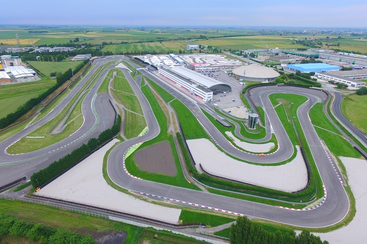 Der Adria Raceway wurde 2002 eröffnet: Eine überschaubare Strecke, auf der auch Einsteiger Spass haben
