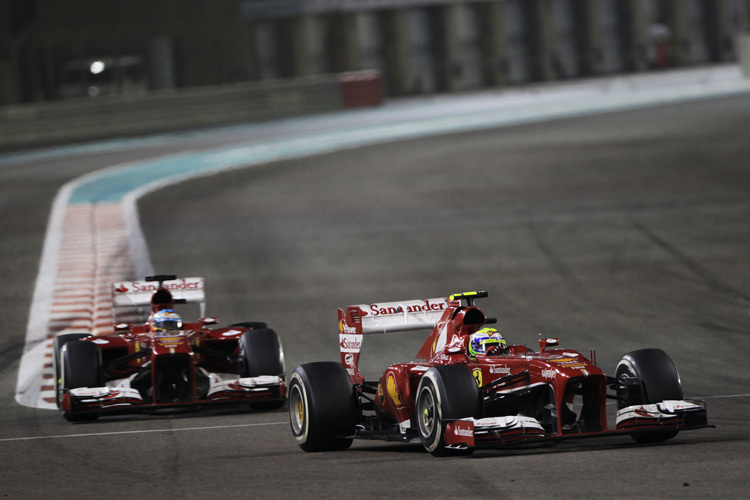 Massa in Abu Dhabi vor Fernando Alonso