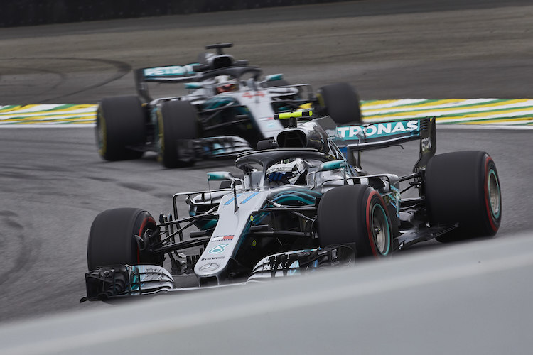 Nur drei Tausendstel trennten Valtteri Bottas und Lewis Hamilton