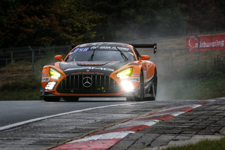 Startplatz eins bei den 24h am Nürburgring für den Mercedes-AMG GT3 von Adam Christodoulou, Maro Engel, Luca Stolz und Manuel Metzger