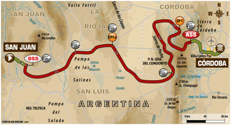 Die vorletzte Etappe der 40. Rallye Dakar