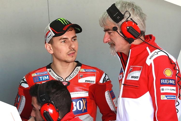 Jorge Lorenzo mit Gigi Dall'Igna