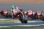 Zwischenzeitlich lag Eugene Laverty gut im Rennen
