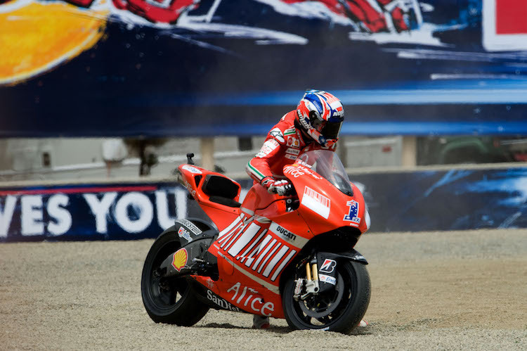 Livio Suppo erinnert sich: Casey Stoner verlor nach dem 2008er-Rennen in Laguna Seca den Mut