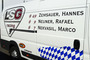 Auf dem Renntransport kann man es schon lesen, Nekvasil fährt für LSG Racing