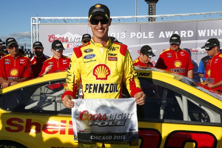 In Michigan konnte Joey Logano die Pole Position in einen Sieg umwandeln