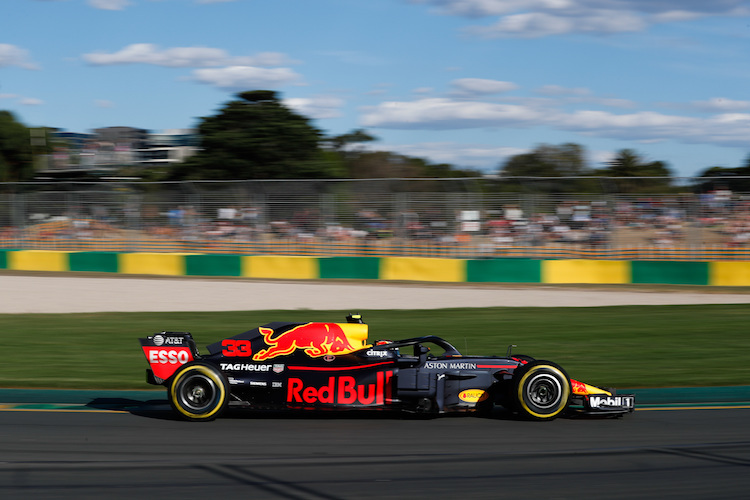 Max Verstappen im Albert-Park von Melbourne