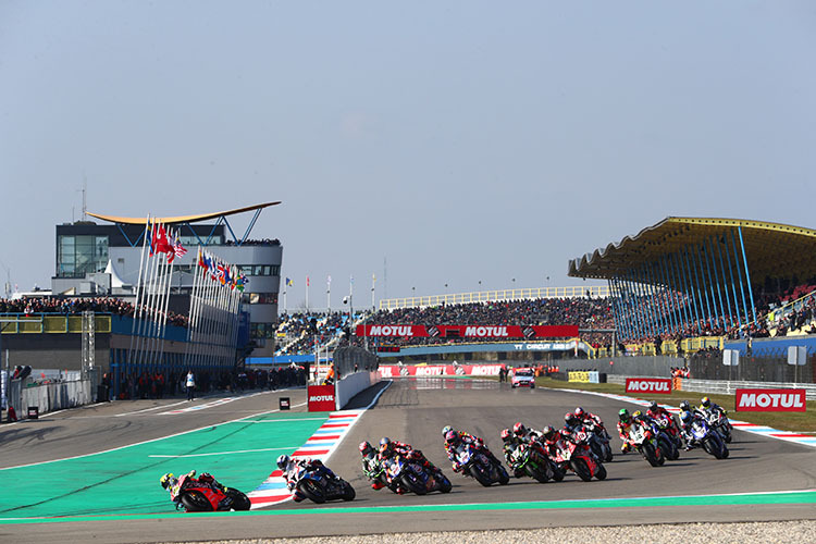 Superbike-Start in Assen: Das Startfeld ist geschrumpft