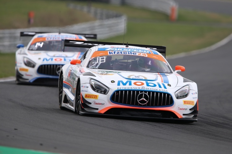 Auch 2019 wieder im ADAC GT Masters dabei: Die beiden Mercedes-AMG GT3 vom Team Zakspeed