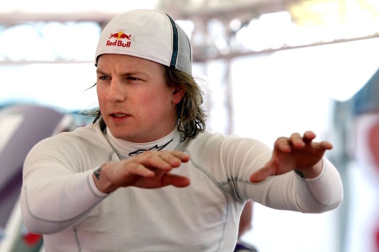 Kimi Räikkönen fuhr zu seiner Rallye-Zeit mit Unterstützung von Red Bull