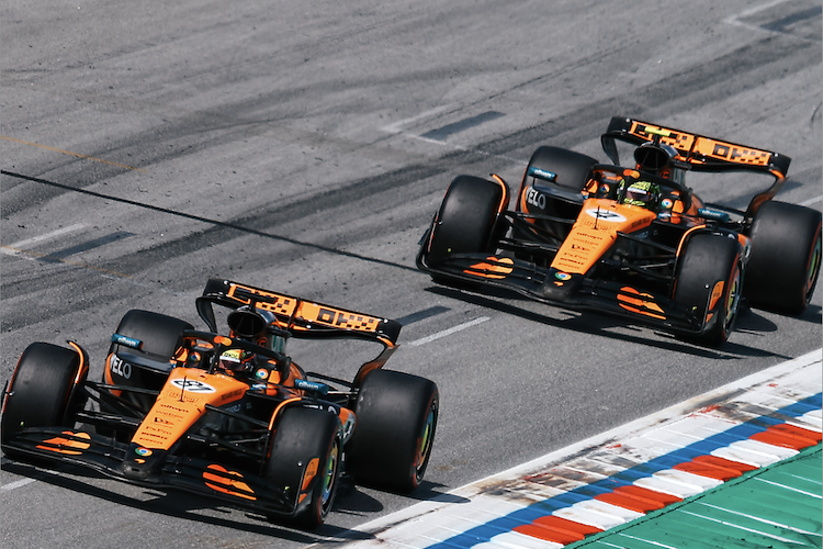 Oscar Piastri und Lando Norris