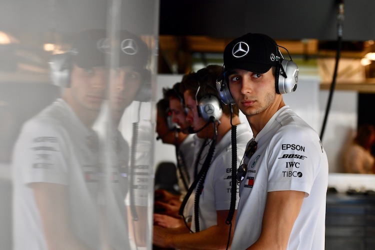 Mercedes-Ersatzpilot Esteban Ocon