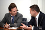 Christian Horner (links) mit Paul Hembery