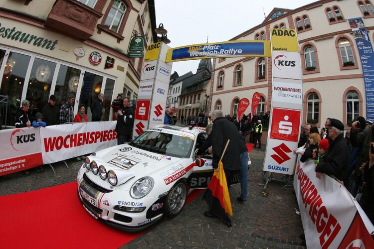 Timo Bernhard bei Pfalz-Westrich-Rallye