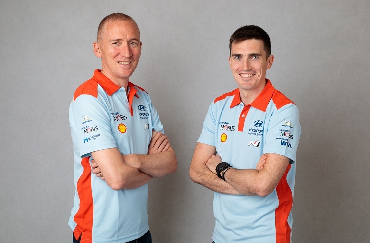 Hyundai-Neulinge Paul Nagle und Craig Breen (r.)