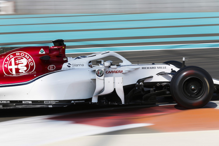 Kimi Räikkönen testet heute für Alfa Romeo-Sauber