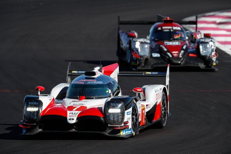 Der Toyota TS050 Hybrid von Mike Conway, Kamui Kobayashi und José María López