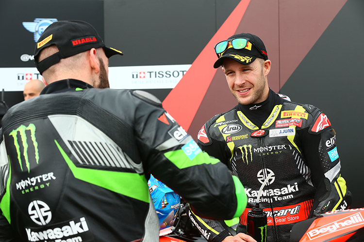 Keine Freunde: Tom Sykes (li.) und Jonathan Rea