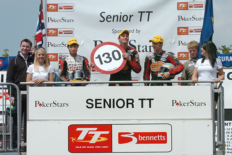 TT 2007: John McGuinness kostet den speziellen Moment voll aus