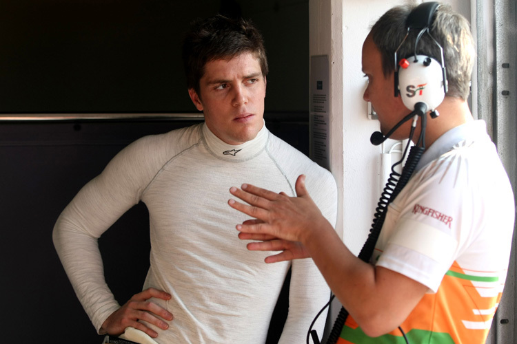 Luiz Razia 2012 in Magny-Cours mit Force India
