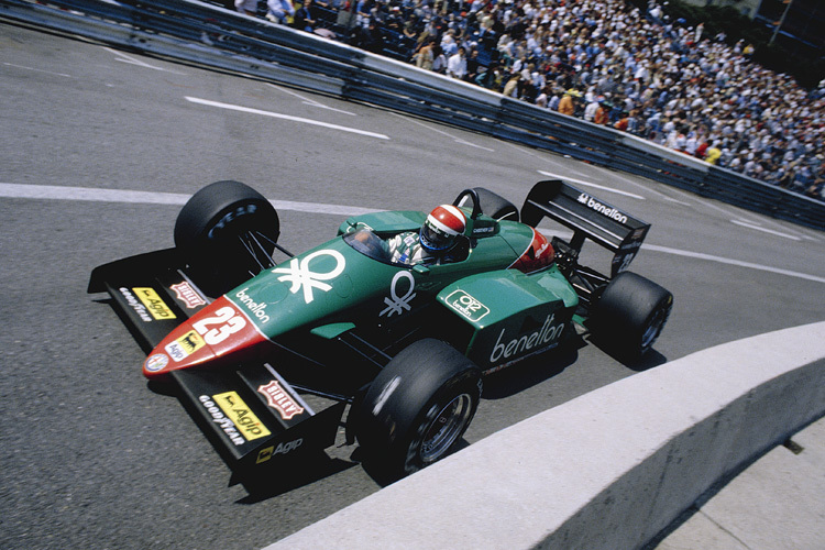 Die letzte Alfa-Saison in der Formel 1 war 1985 ein Desaster: Keine Punkte für Patrese und Cheever (hier in Monaco)