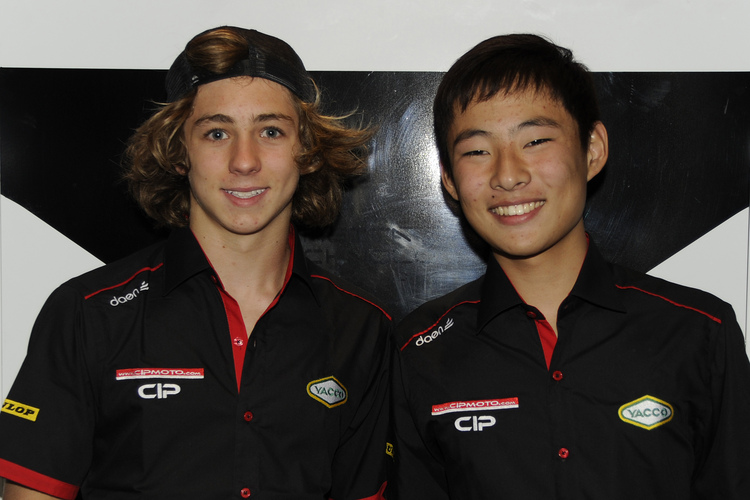 Das neue CIP-Team für 2015: Remy Gardner und Tatsuki Suzuki