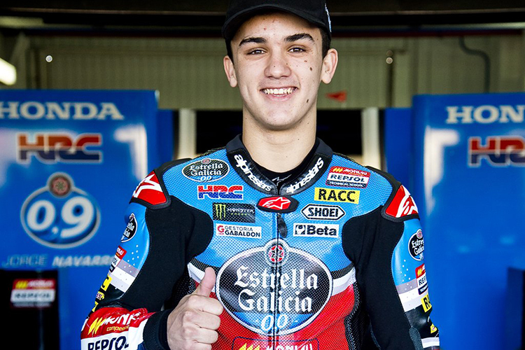 Moto3-Rookie Aron Canet