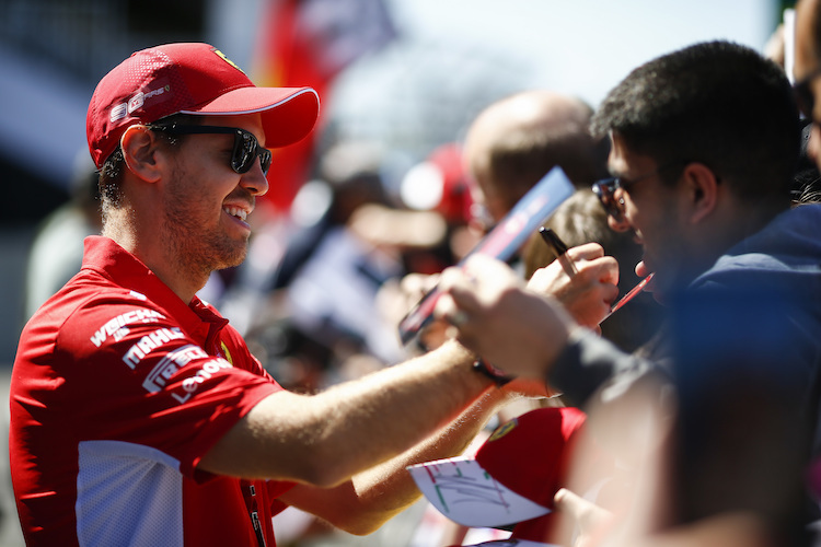 Sebastian Vettel in Montreal