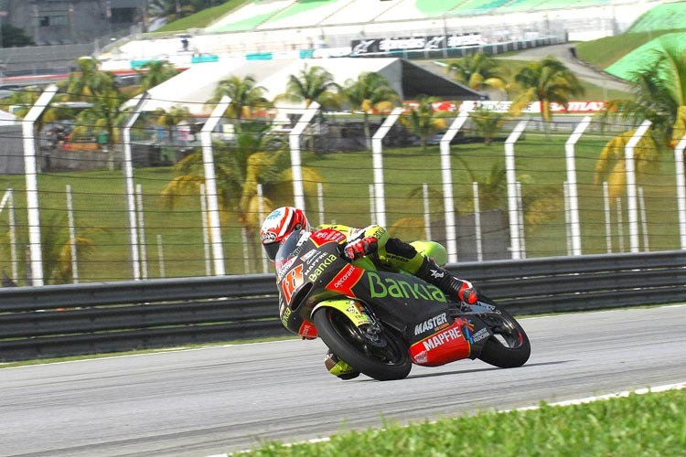 Nicolás Terol fuhr in Sepang die schnellste Runde