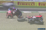 Michael van der Mark schoss Marco Melandri ins Aus