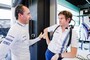 Robert Kubica mit Williams-Ingenieur Rob Smedley