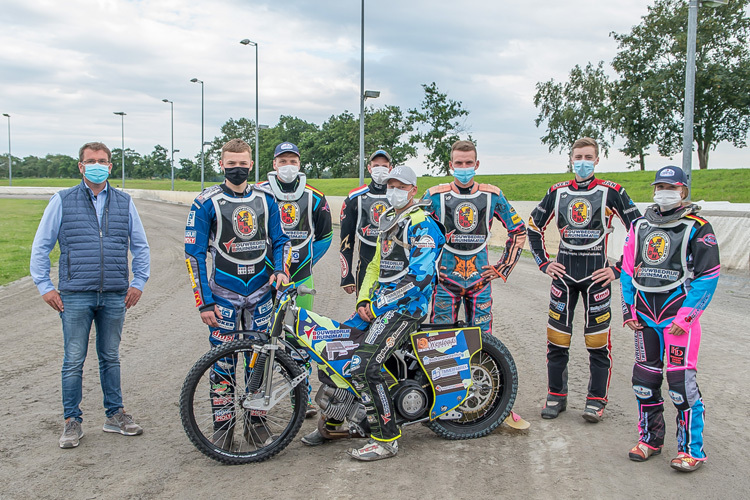 Das Team des MSC Moorwinkelsdamm in der Speedway Liga Nord