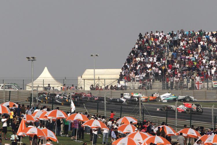 Volle Ränge gab es in Indien nur beim ersten Grand Prix