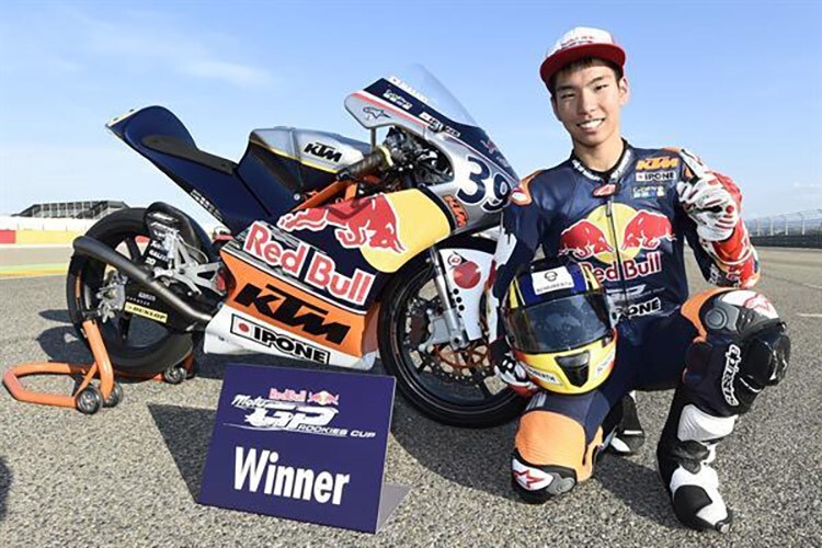 Kazuki Masaki gewann 2017 den Red Bull Rookies Cup