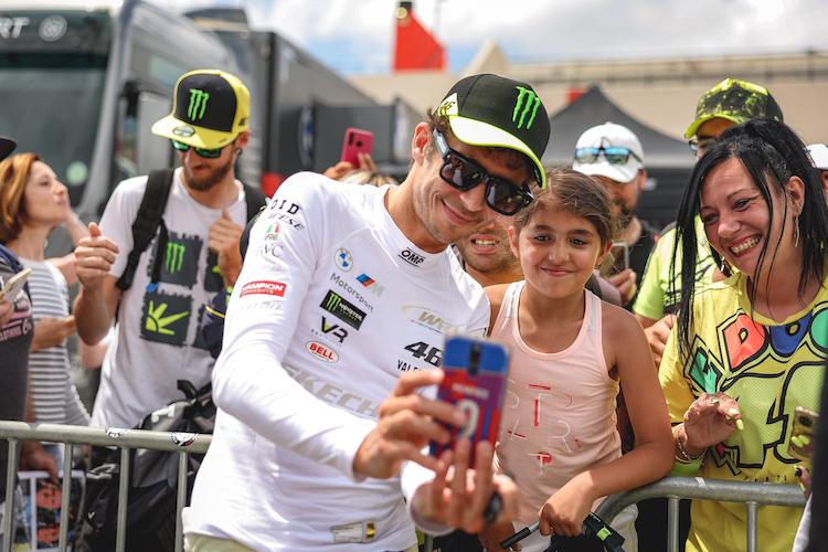 Der neunmalige Motorradweltmeister machte auch in Le Castellet die Fans glücklich