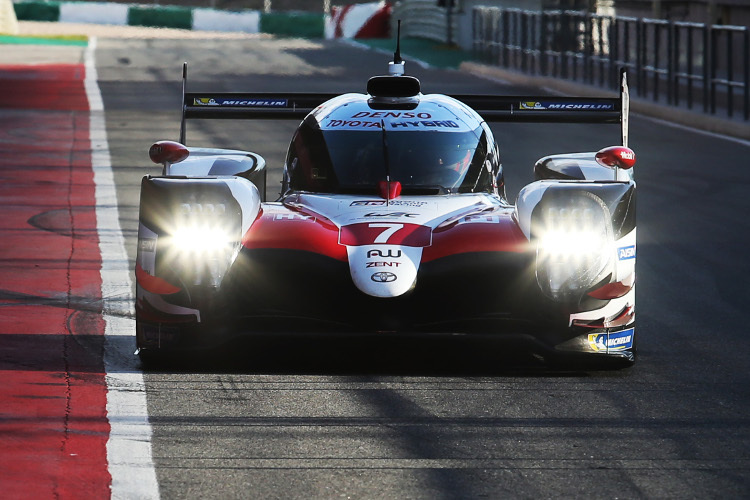 Der Toyota TS050 Hybrid aus der LMP1-Klasse der FIA WEC