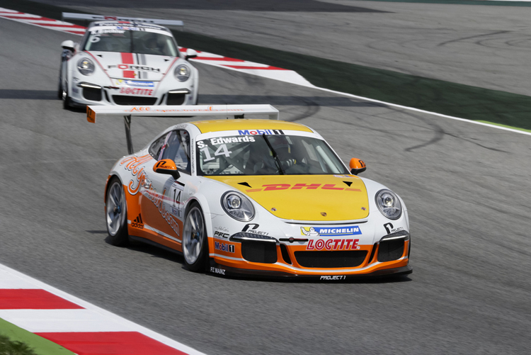 Edwards holte die erste Pole mit dem neuen Porsche 911 GT3 Cup