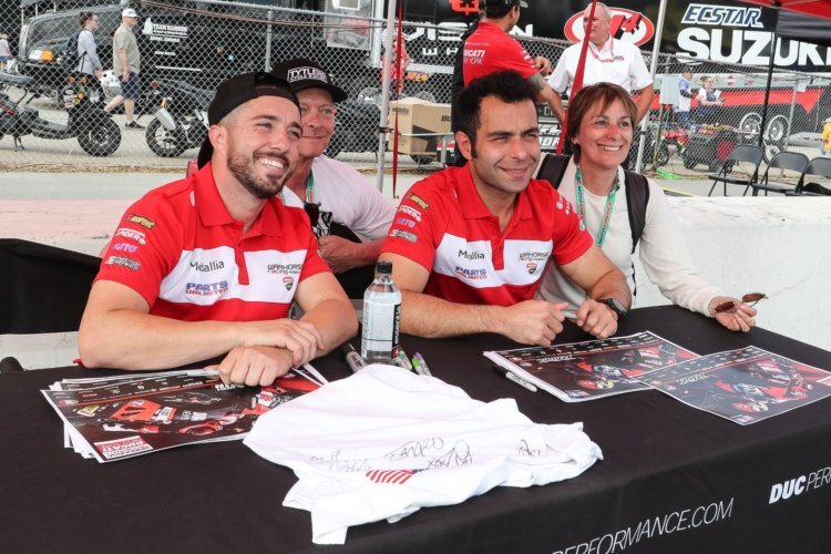 Josh Herrin und Danilo Petrucci