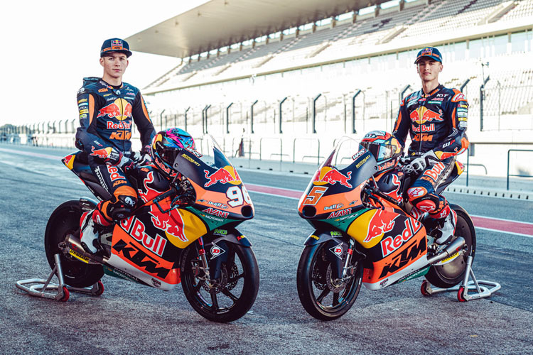 Daniel Holgado und Jaume Masia (Team Red Bull KTM Ajo - Moto3)