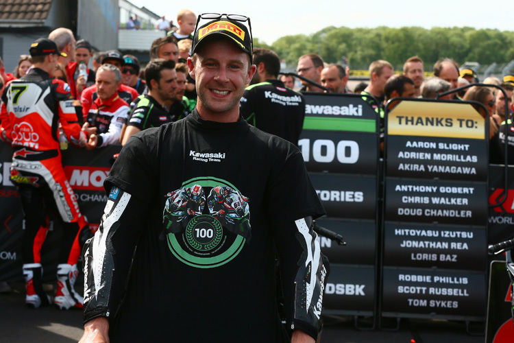 Jonathan Rea sorgte für den 100. Kawasaki-Sieg