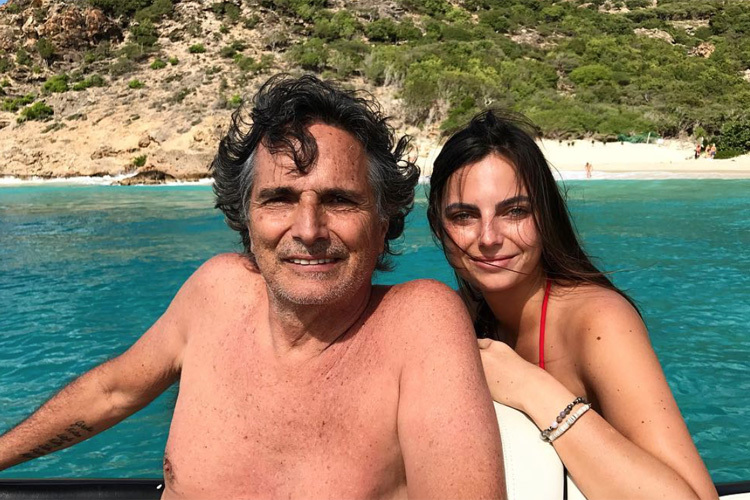 Nelson Piquet mit seiner Tochter Kelly