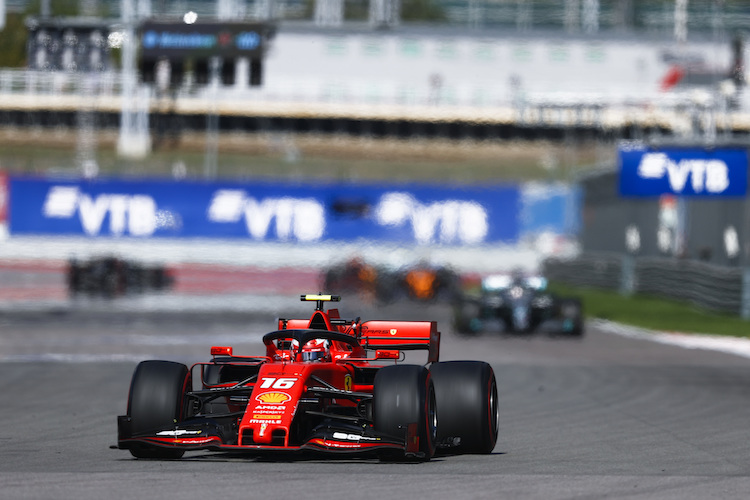 Charles Leclerc in Russland