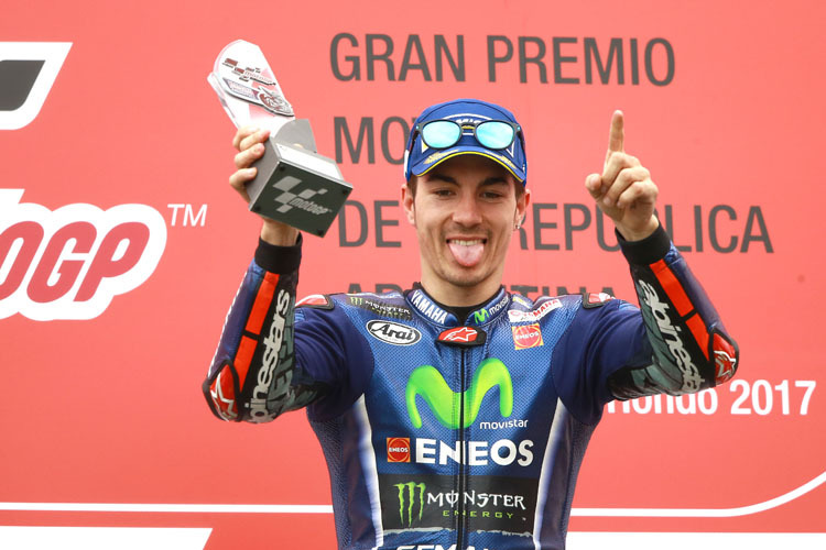 Zweiter Start für Yamaha, zweiter Sieg: Maverick Viñales