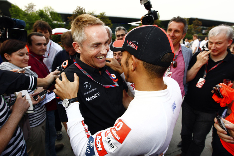 McLaren-Chef Martin Whitmarsh ist zufrieden