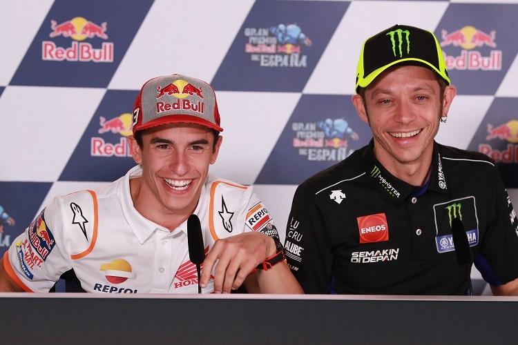 Marc Márquez und Valentino Rossi: Zwei der Hauptdarsteller der MotoGP-WM