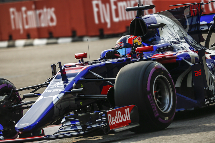 Daniil Kvyat wird bald wieder im Toro Rosso sitzen