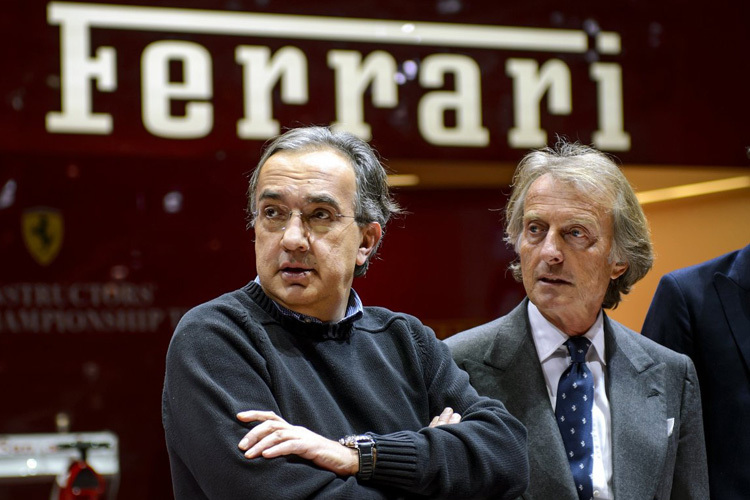 Der neue und der alte Ferrari-Chef: Sergio Marchionne und Luca Montezemolo