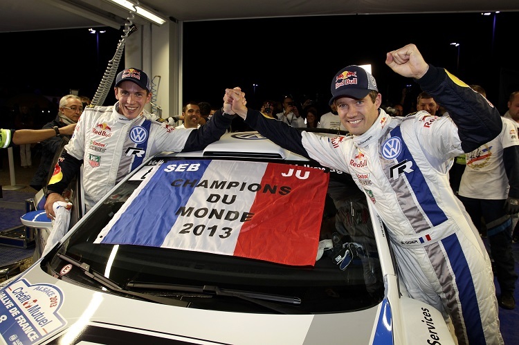 Die Weltmeister Julien Ingrassia/Sébastien Ogier