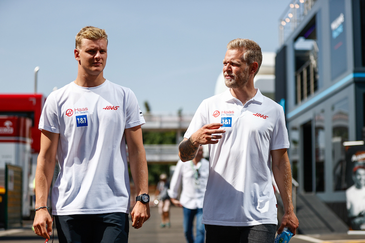 Mick Schumacher und Kevin Magnussen