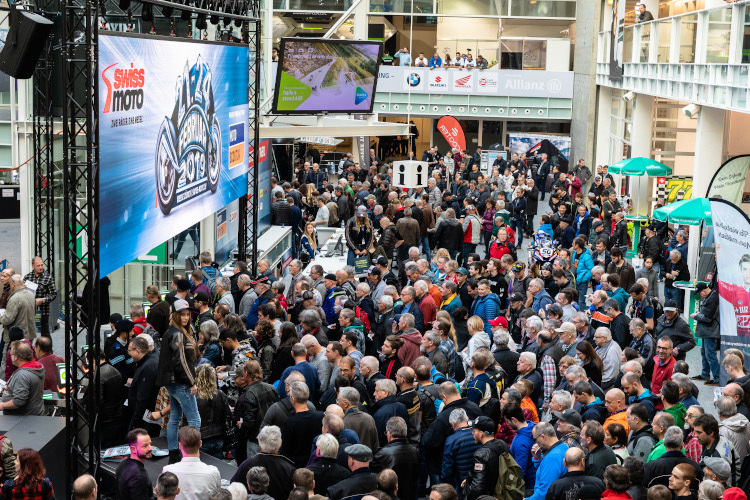Die Swiss-Moto lockt im Februar tausende Motorrad-Fans nach Zürich